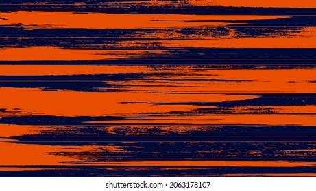 Minimal Abstract Orange Grunge Texture In Blue Background