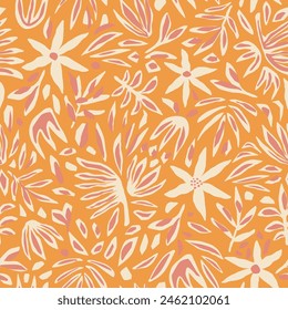 Patrón de Formas orgánicas abstractas mínimas. Collage estampado contemporáneo. Diseño de moda moderno y étnico para tela. Antiguas Vector patrón sin fisuras en estilo de corte de papel