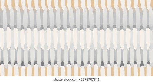 Minimal abstract ornament pattern. Trendy beautiful collage contemporary print. Fashionable template for design.
