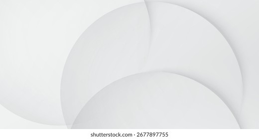 Minimal Abstract Overlapping Circle Background. Modern trendy design in vector illustration