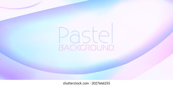 Minimal abstract pastel background with light colors gradient. Simple vector graphic pattern