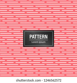 Minimal abstract pattern background. Geometric pattern with pink background
