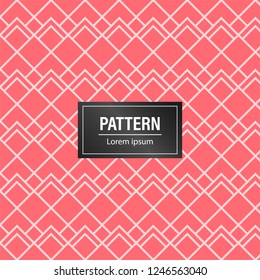 Minimal abstract pattern background. Geometric pattern with pink background