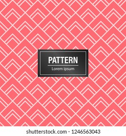 Minimal abstract pattern background. Geometric pattern with pink background