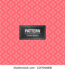 Minimal abstract pattern background. Geometric pattern with pink background