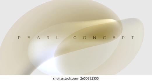Fundo de pérola abstrato mínimo com gradientes suaves e elegantes formas translúcidas. Ideal para marcas de luxo, designs digitais modernos, apresentações elegantes e trabalhos minimalistas premium