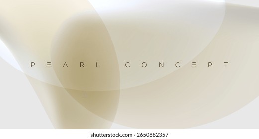 Fundo de pérola abstrato mínimo com gradientes suaves e elegantes formas translúcidas. Ideal para marcas de luxo, designs digitais modernos, apresentações elegantes e trabalhos minimalistas premium
