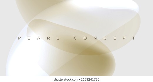 Fundo de pérola abstrato mínimo com gradientes suaves e elegantes formas translúcidas. Ideal para marcas de luxo, designs digitais modernos, apresentações elegantes e trabalhos minimalistas premium.