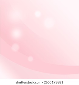 Minimal Abstract Pink Background Vector Illustration for Romantic Web Design, Beauty Template, or Event Poster Backdrop