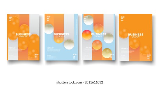 Paquetes de afiches abstractos mínimos. Cubre la plantilla con elementos de formas geométricas gráficas. Diseño futurista.