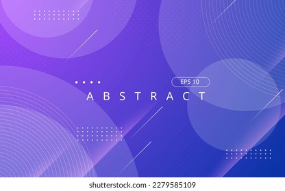 minimal abstract purple blue gradient color shape geometric background. eps10 vector
