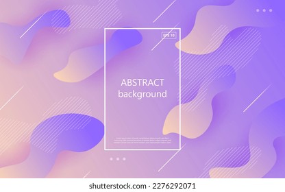 minimal abstract purple soft liquid color gradient geometric fluid shape background. eps10 vector