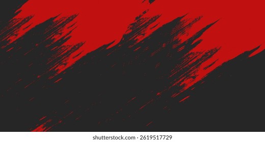 Minimal Abstract red Grunge Scratch Background Template. Dots pop art comics sport style vector illustration
