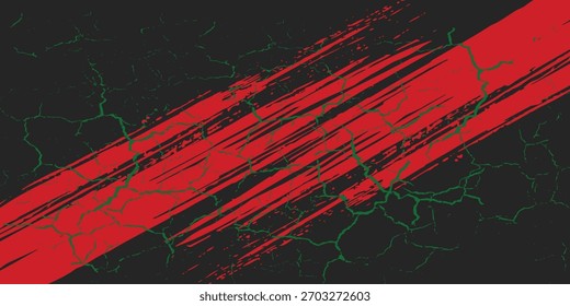 Minimal Abstract red Grunge Scratch Background Template. Dots pop art comics sport style vector illustration