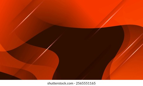 minimal abstract red liquid gradient color with simple shape cool trendy design banner background. eps10 vector