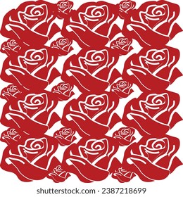 minimal abstract abstract roses flower pattern arrangement all over vector design backgrounds illustration digital image for textile printing for factory. rose textile flower pattern. flowers vector.