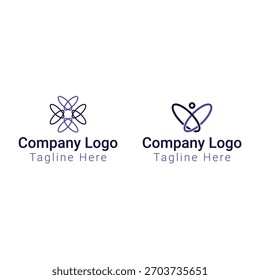 Minimal Abstract Science Lab Logo