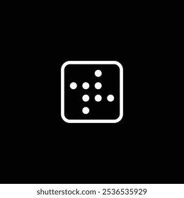 Minimal abstract shape p or 4p logo design template. P logo design element.