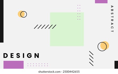 Diseño de fondo de Formas abstractas mínimas