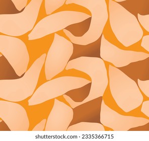 Minimal abstract shapes hand drawn. Fashionable template for design. Soft warm beautiful collage contemporary print. 