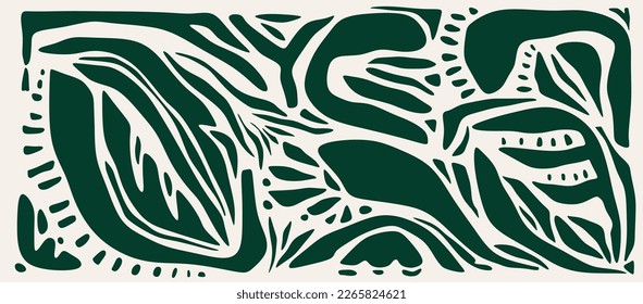 minimal abstract shapes pattern.  Fashionable template for design. Ethnic style.