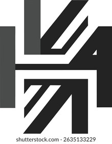 Minimal Abstract Tech Icon Futuristic Style Future of Tech Design