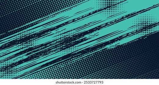 Minimal abstrakt türkis Grunge Scratch Hintergrundvorlage.