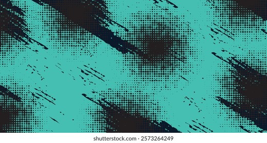 Minimal Abstract turquoise Grunge Scratch Background Template.
