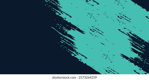 Minimal Abstract turquoise Grunge Scratch Background Template.
