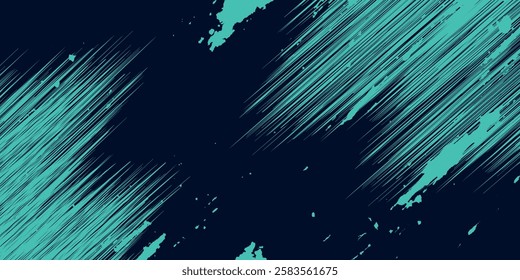 Minimal Abstract turquoise Grunge Scratch Background Template. 