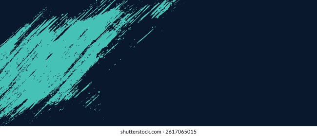Minimal Abstract turquoise Grunge Scratch Background Template.