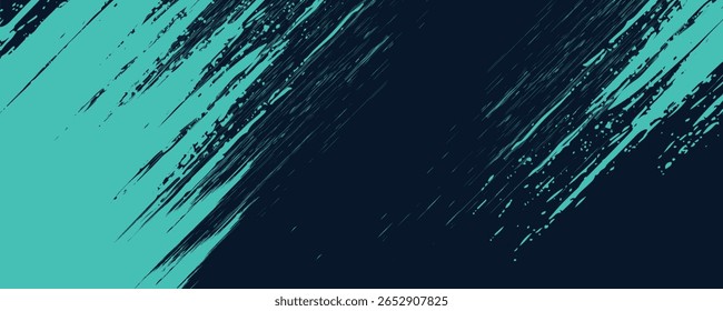 Minimal Abstract turquoise Grunge Scratch Background Template.