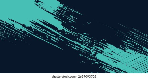 Plantilla de fondo de arañazo de grunge turquesa Abstractas mínima. 