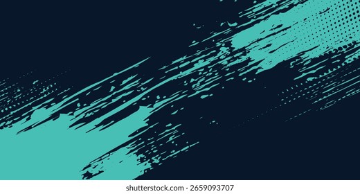 Plantilla de fondo de arañazo de grunge turquesa Abstractas mínima. 