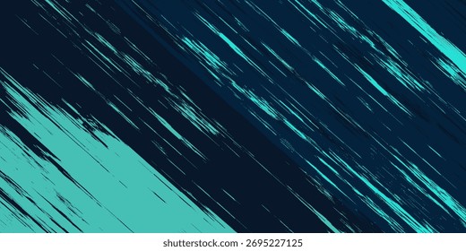 Minimal Abstract turquoise Grunge Scratch Background Template. Vector Illustration
