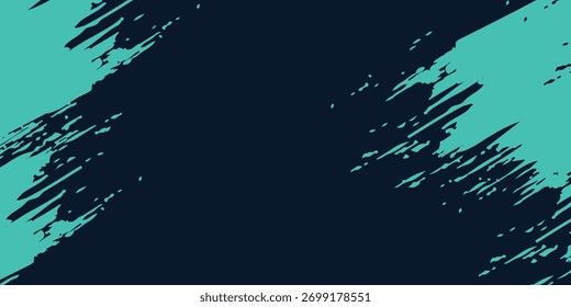 Abstrato mínimo turquesa Grunge Scratch Fundo Modelo. vetor eps10