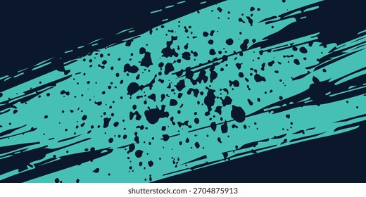 Plantilla de fondo de arañazo de grunge turquesa Abstractas mínima.