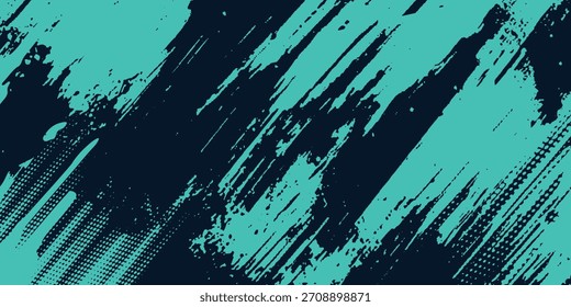Plantilla de fondo de arañazo de grunge turquesa Abstractas mínima. 