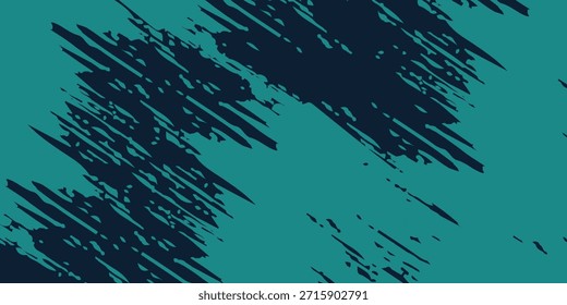 Plantilla de fondo de arañazo de grunge turquesa Abstractas mínima. Ilustración vectorial de estilo deportivo de cómics de arte pop de puntos