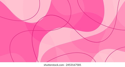 Ilustración abstracta mínima del fondo del Vector. Formas orgánicas con líneas curvas. Diseño para arte de la pared, impresión, cartel, decoración del hogar, cubierta, Fondo de pantalla.
