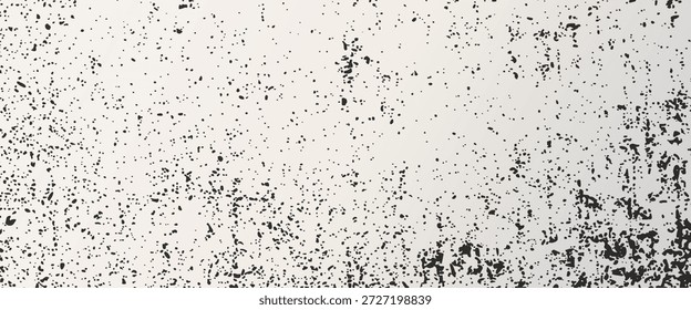Fundo de vetor abstrato mínimo com manchas pretas dispersas em uma superfície bege suave, criando um olhar texturizado cru, orgânico e moderno.