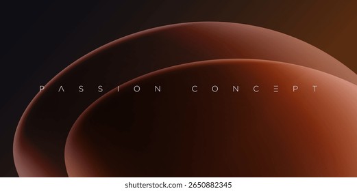 Vetor abstrato mínimo com formas curvas vermelhas brilhantes e gradientes suaves. Ideal para marcas elegantes, arte digital premium, apresentações elegantes e designs criativos modernos.