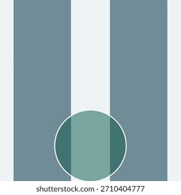 Uma ilustração vetorial abstrata mínima com azul ardósia, azul escuro e formas geométricas brancas. Isolado no fundo branco.