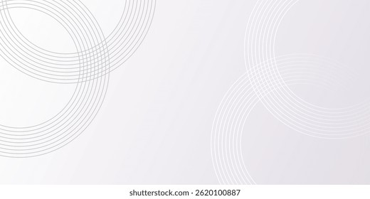Minimal abstract vector with soft gray concentric rings over a white-to-light gray gradient, creating a clean, calm, and modern aesthetic.