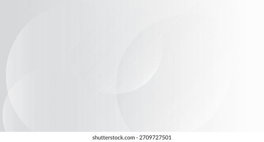 Minimal Abstract White and Gray Circles Background Clean Professional Wallpaper