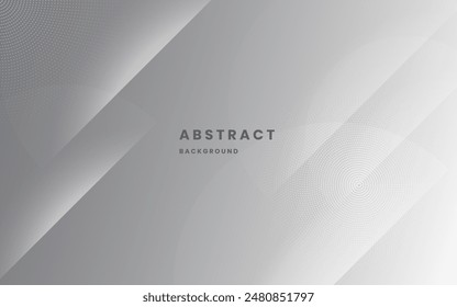 Minimal abstract white and light gray modern elegant design background. dynamic shapes composition. Illustration vector 10 eps.