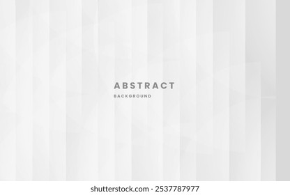 Minimal abstract white and light gray modern elegant design background. Gray and white Straight line geometry tech abstract subtle background vector illustration. Illustration vector 10 eps. 