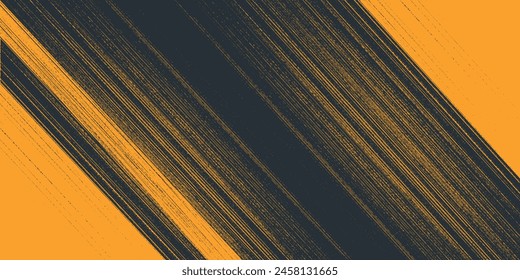 Minimal Abstract Yellow Frame Grunge Sport Design In Dark Background. style vector illustration