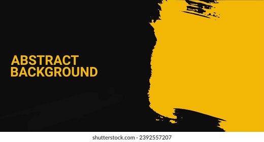 Minimal Abstract Yellow Grunge Scratch Background Template
