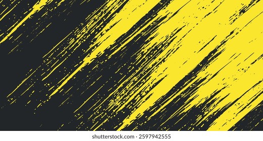 Minimal Abstract Yellow Grunge Scratch Background Template